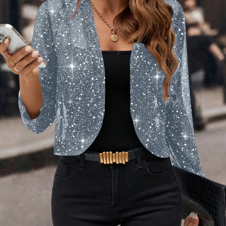 Ayaní | Chaqueta corta con brillo