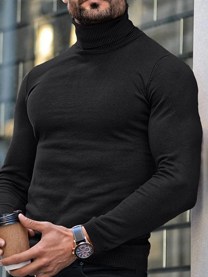 Romualdo | Sweater cuello alto entallado