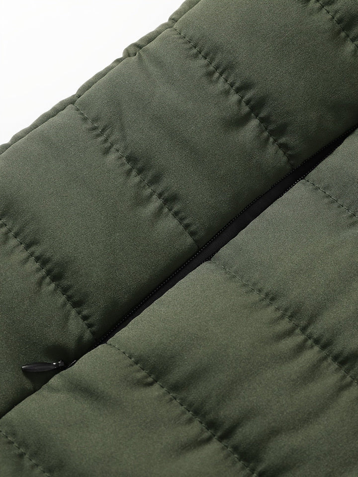 Saúl | Chaleco acolchado con cuello alto