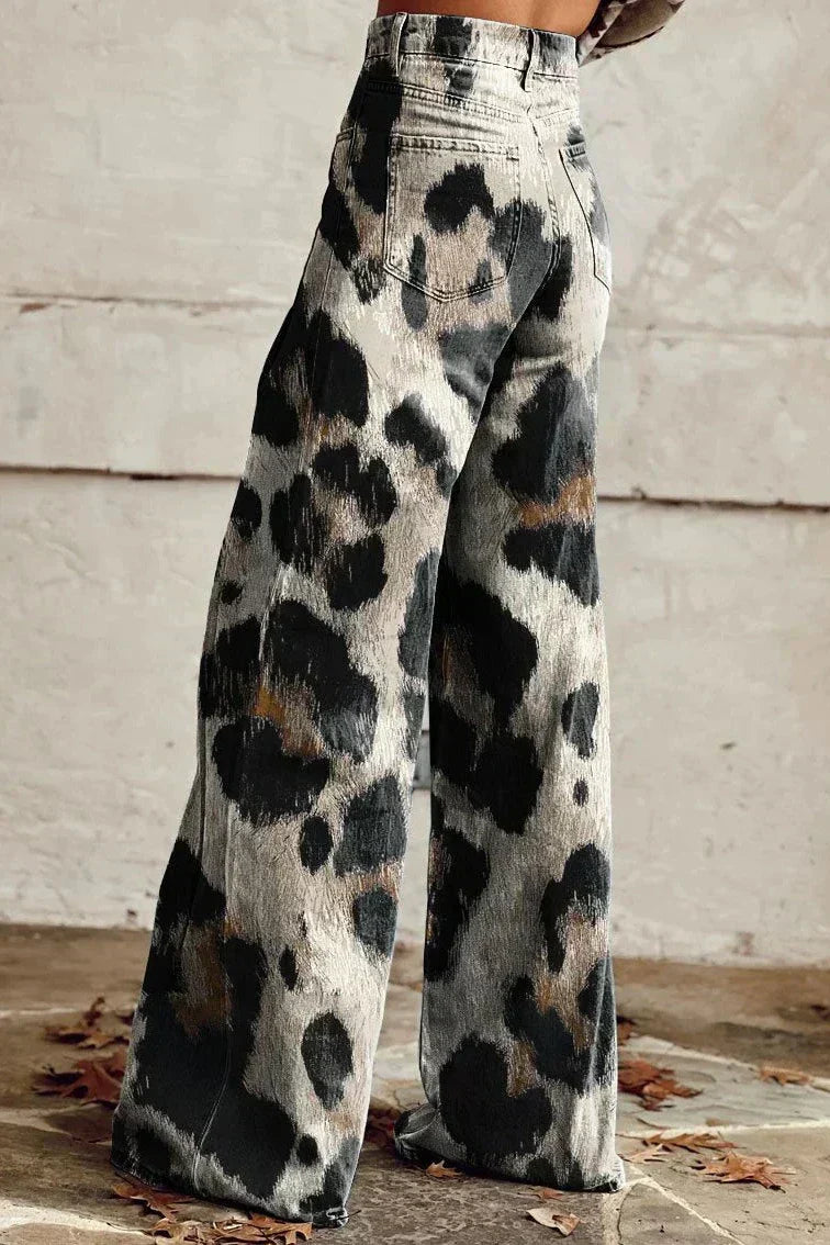 Loreto | Pantalón ancho estampado multicolor