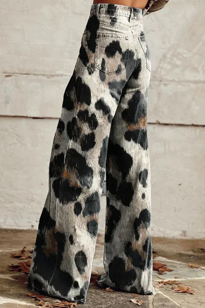 Loreto | Pantalón ancho estampado multicolor