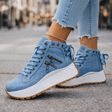 Leyla | Zapatillas altas con cordones