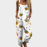 Flor | Jardinera ancha con estampado de abejas