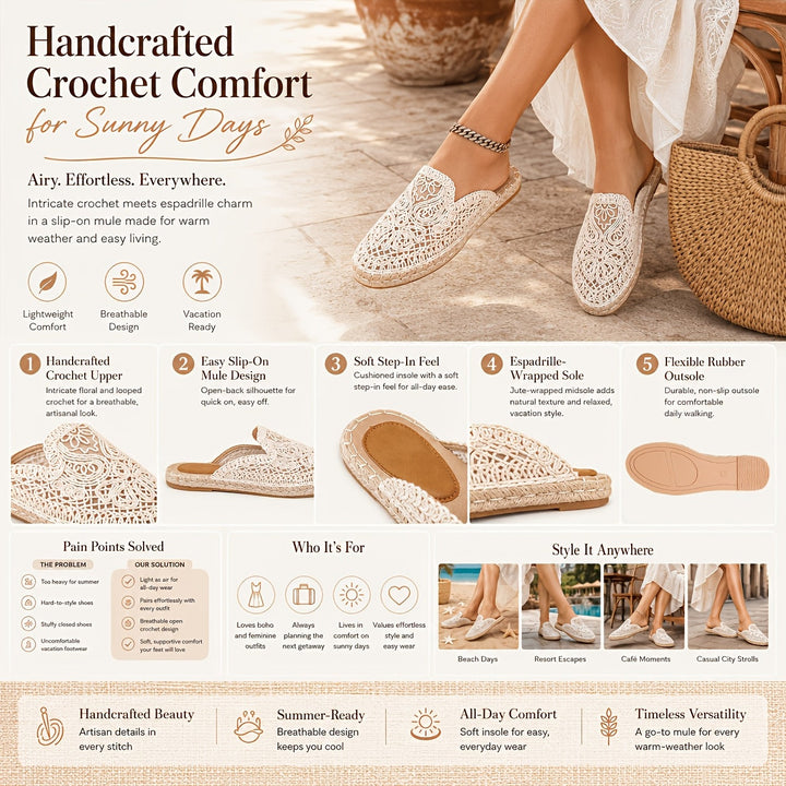 Mayra | Mules tejidas slip-On