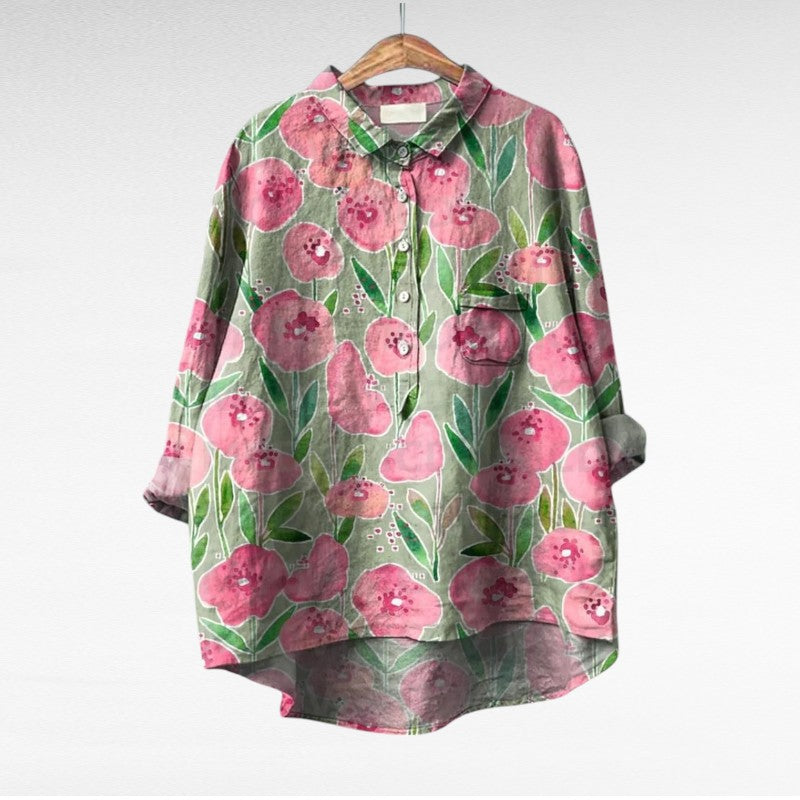 Ester | Blusa manga larga multicolor