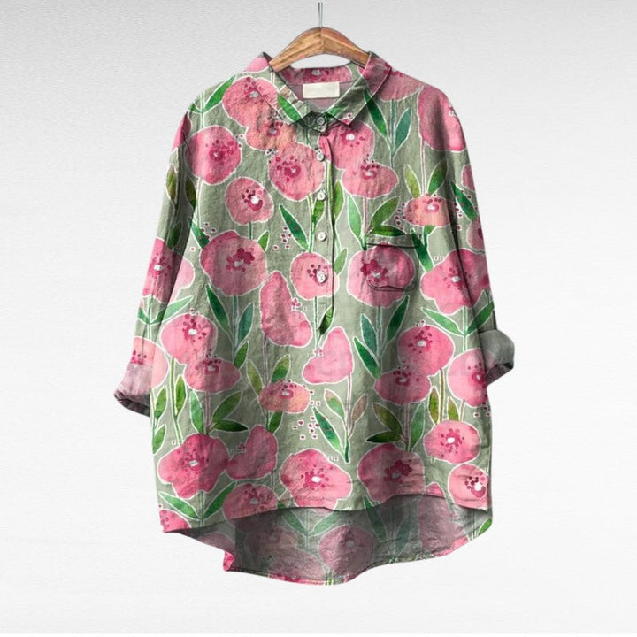 Ester | Blusa manga larga multicolor