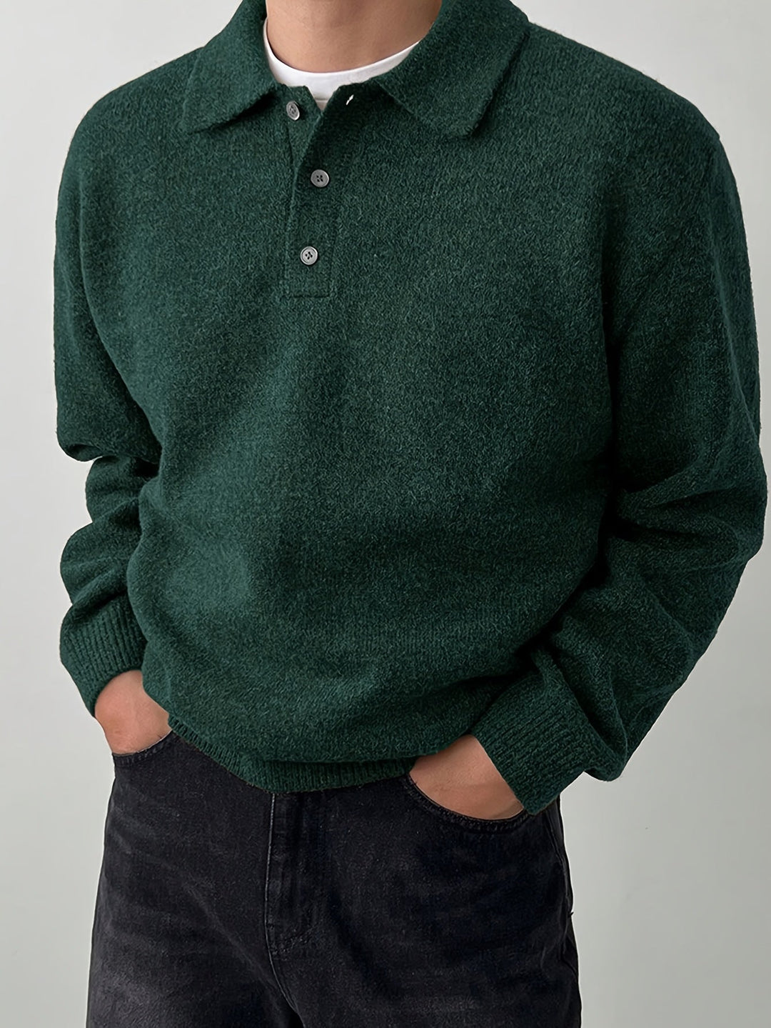 Silvio | Sweater con cuello de polo