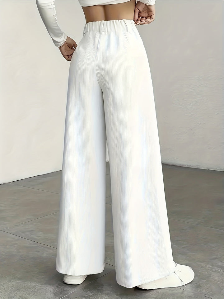 Oriana | Pantalón de tiro alto pierna ancha