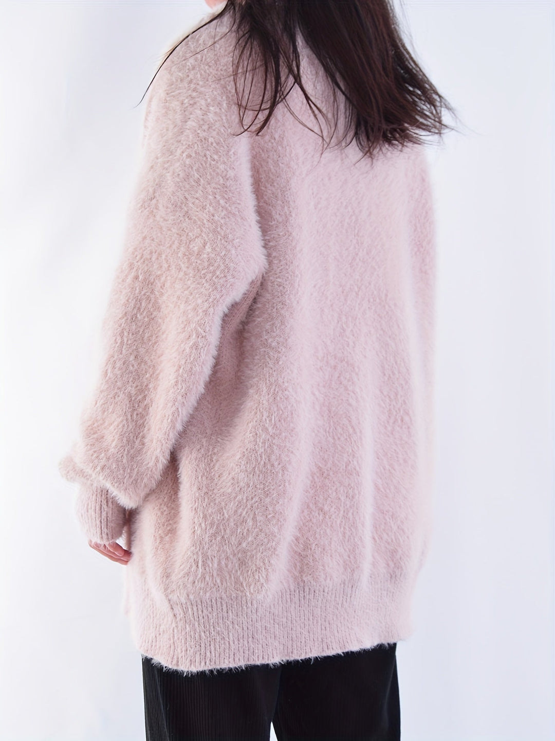 María Alejandra | Cardigan suave de tejido peludito