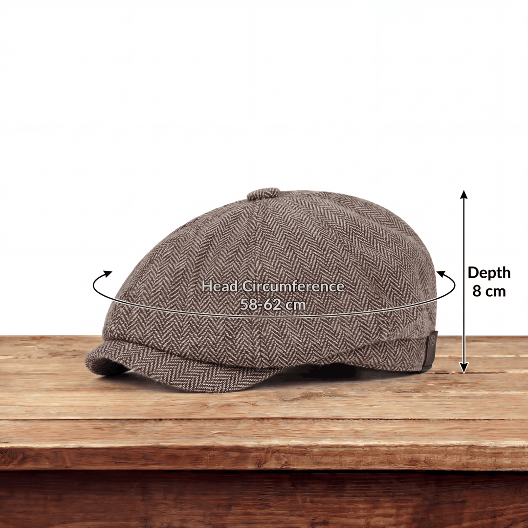 Genaro | Gorra de espiga en mezcla de lana