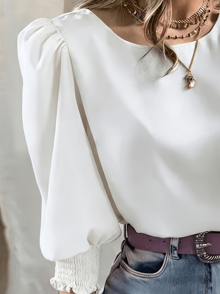 Cataleya | Blusa de mangas abullonadas