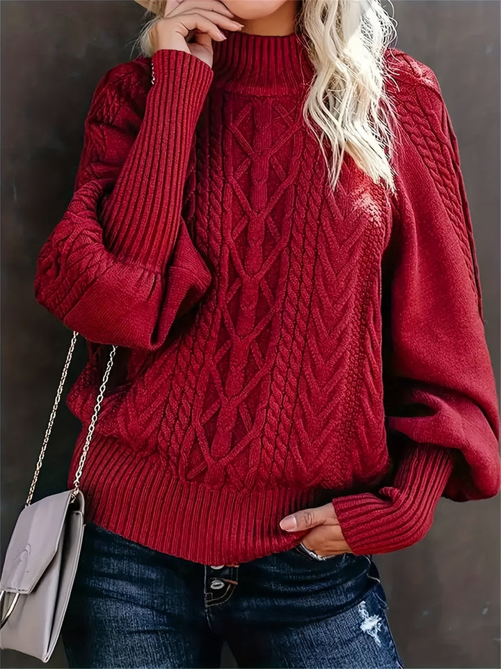 Quilen | Sweater de punto trenzado