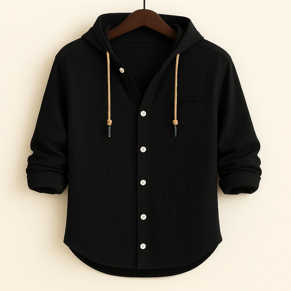 Nicolás | Camisa con Capucha Moderna y con Estilo