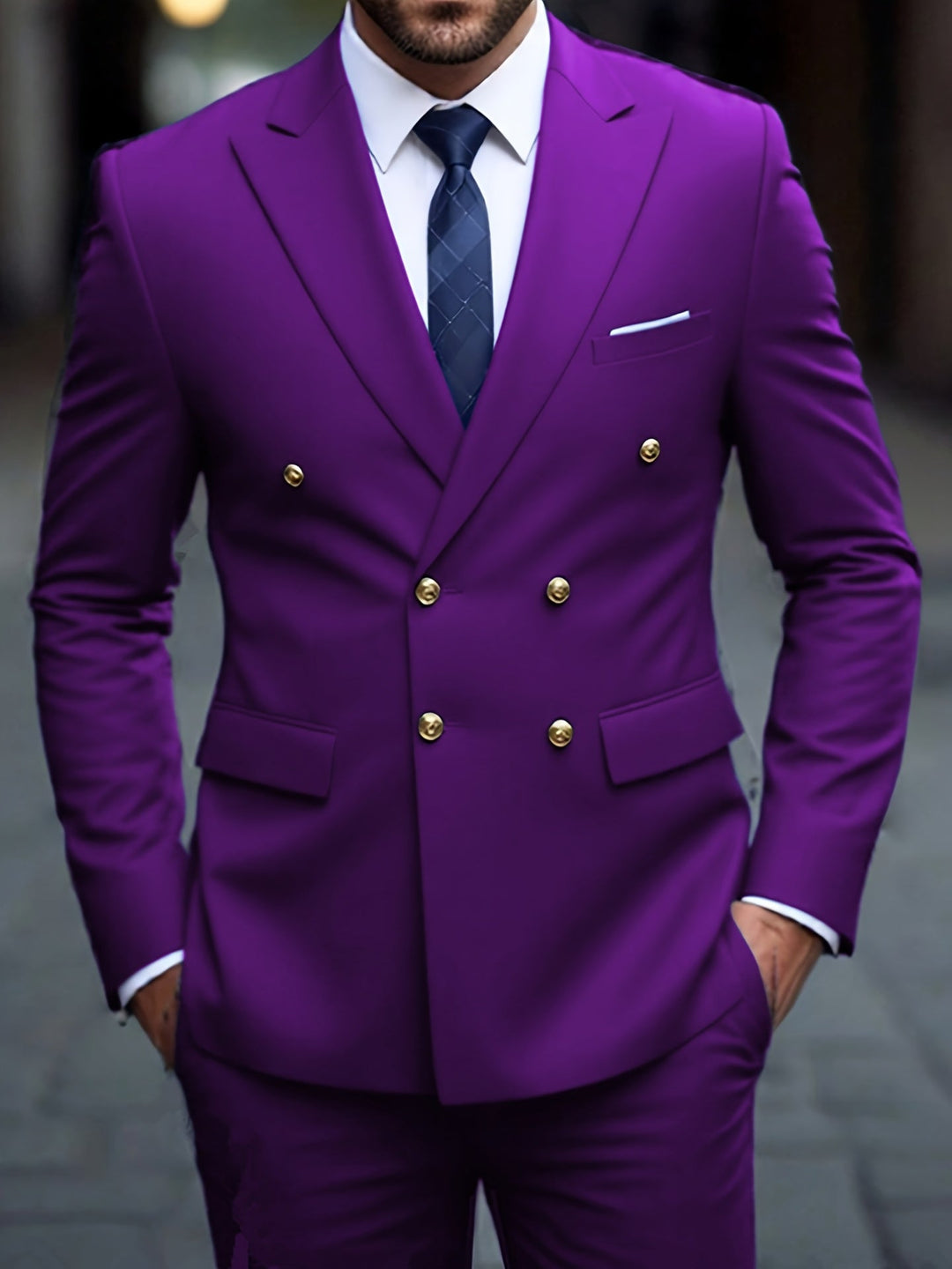 Octavio | Traje cruzado de dos piezas