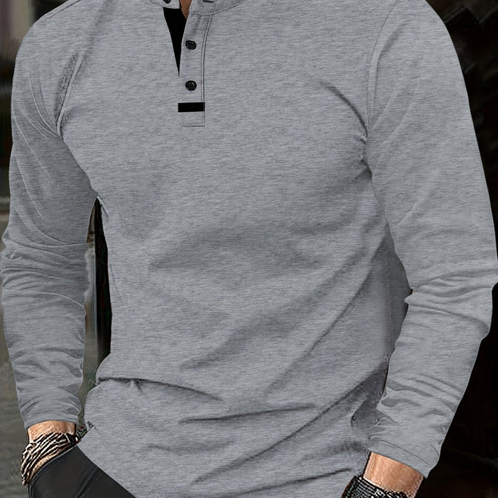 Jesús | Polera henley manga larga