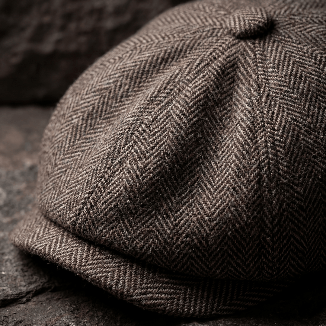Genaro | Gorra de espiga en mezcla de lana