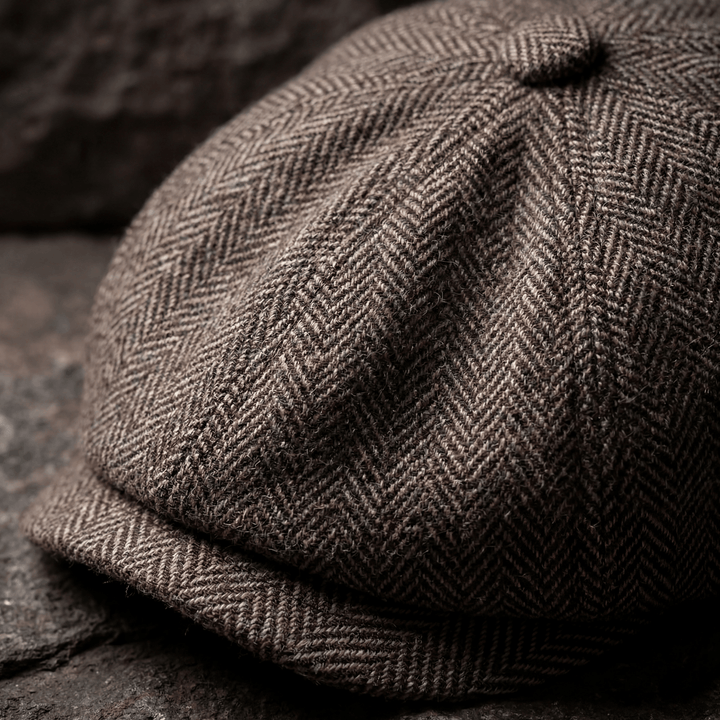 Genaro | Gorra de espiga en mezcla de lana