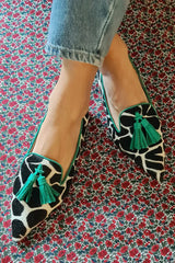 Yanela | Mocasín en punta con borlas