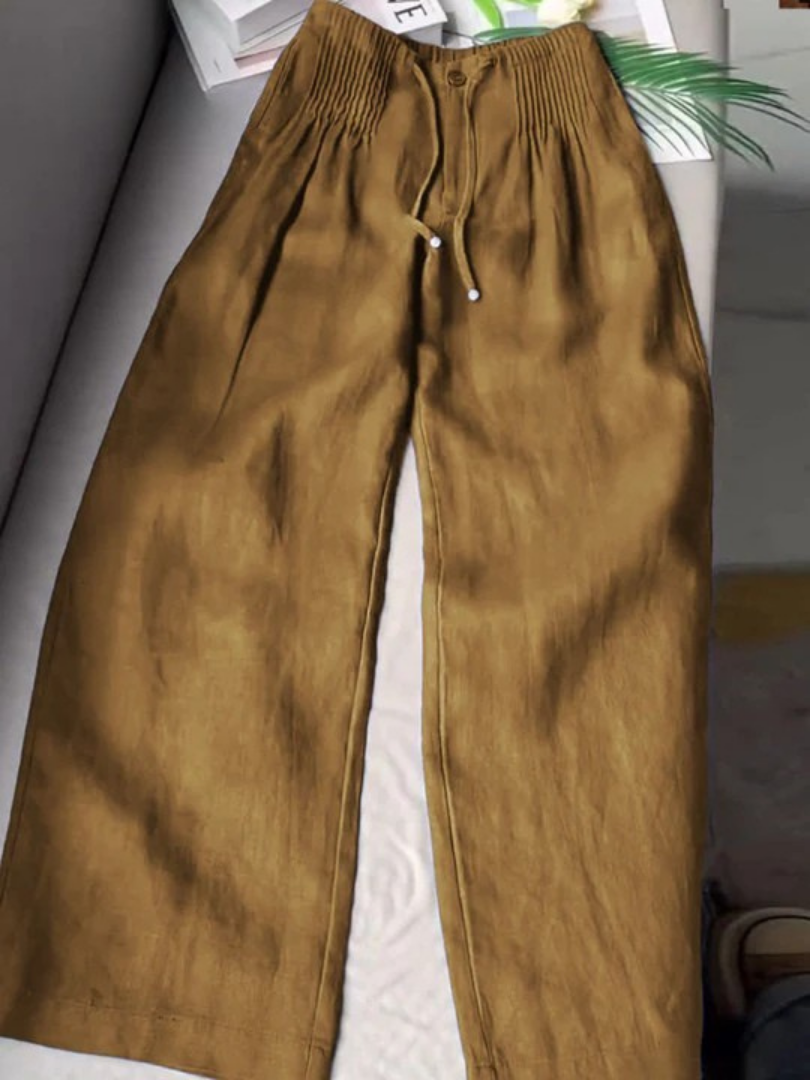 Yessica | Pantalón ancho de tiro alto