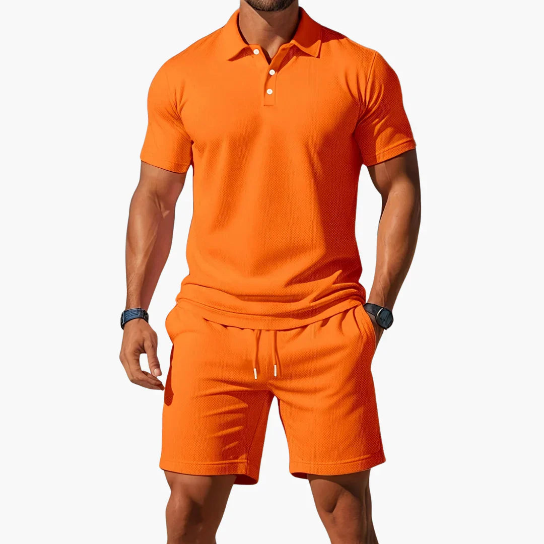 Lucas | Conjunto Elegante de Polo y Short