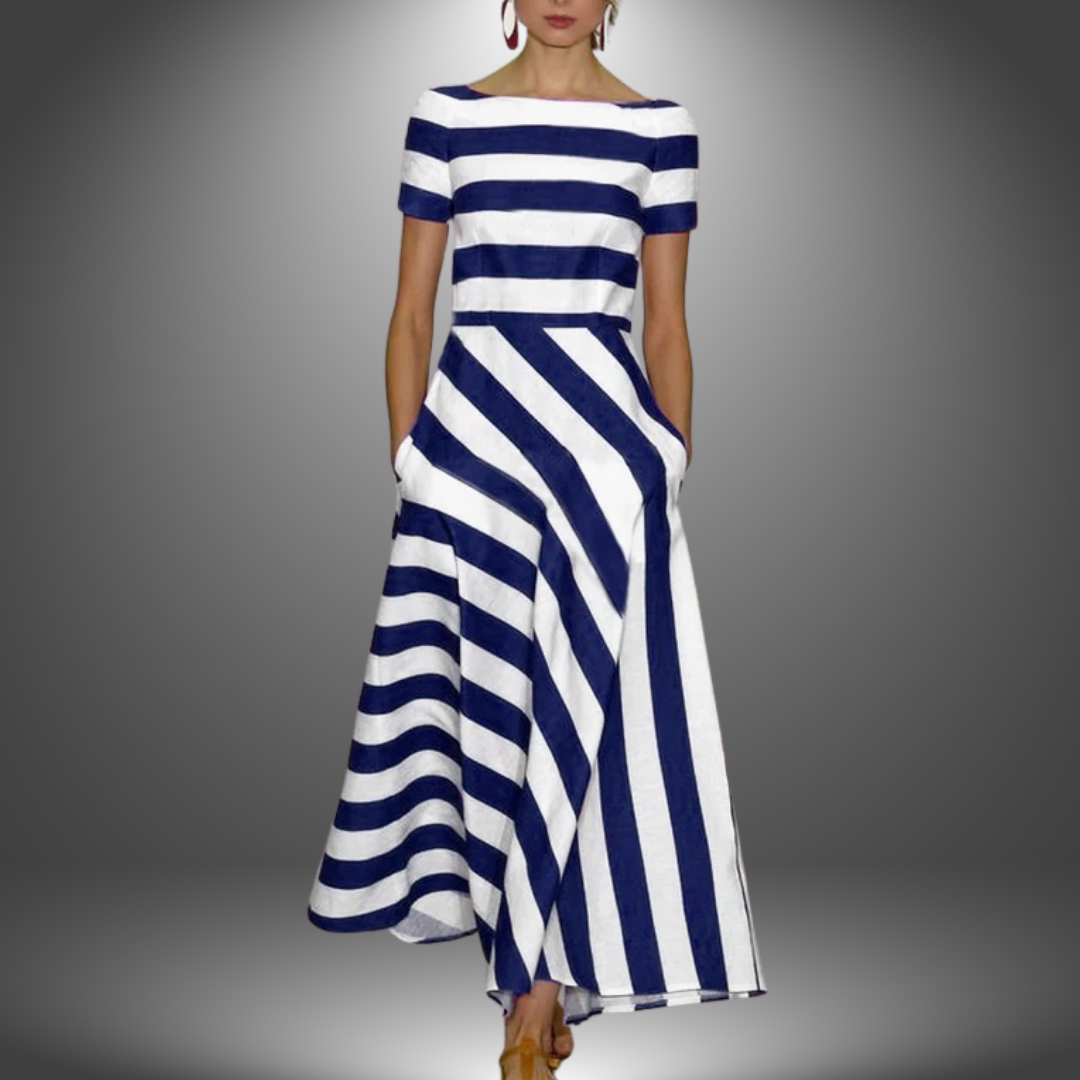 Emelí | Vestido largo a rayas