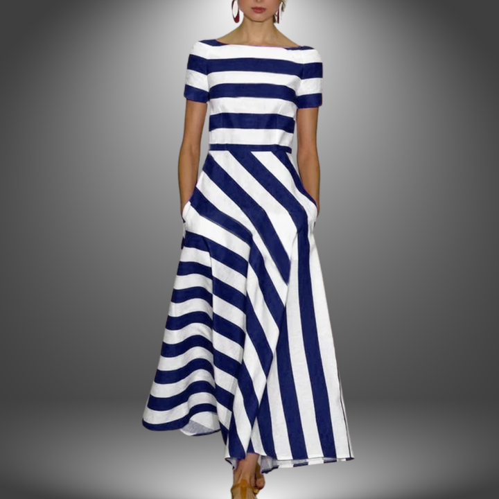 Emelí | Vestido largo a rayas