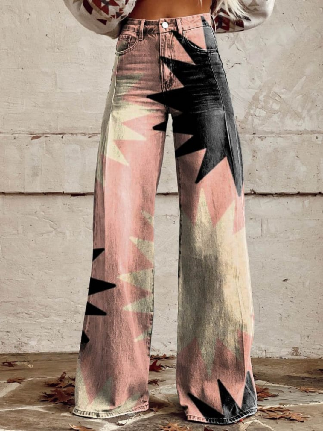 Catalina Paz | Pantalón bohemio de tiro alto
