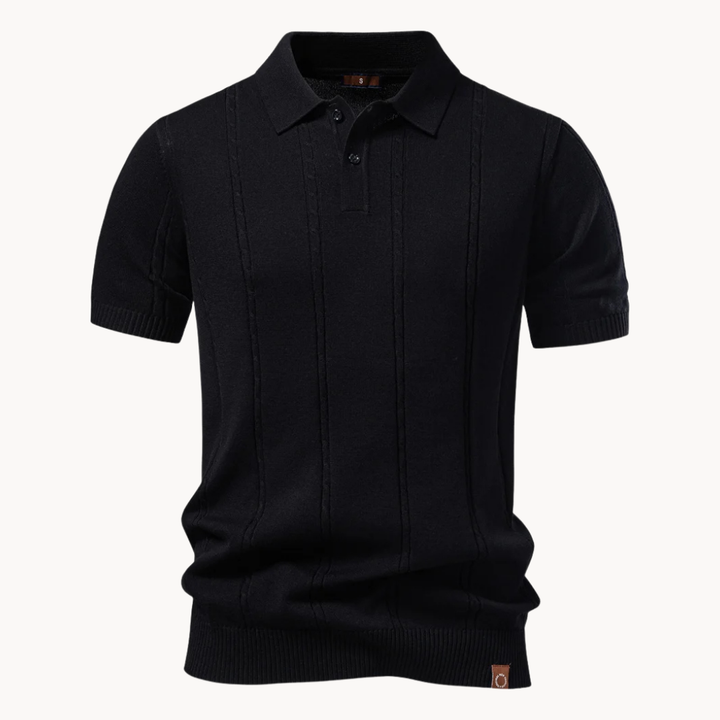 Ferdinando | Camisa de punto con textura lineal