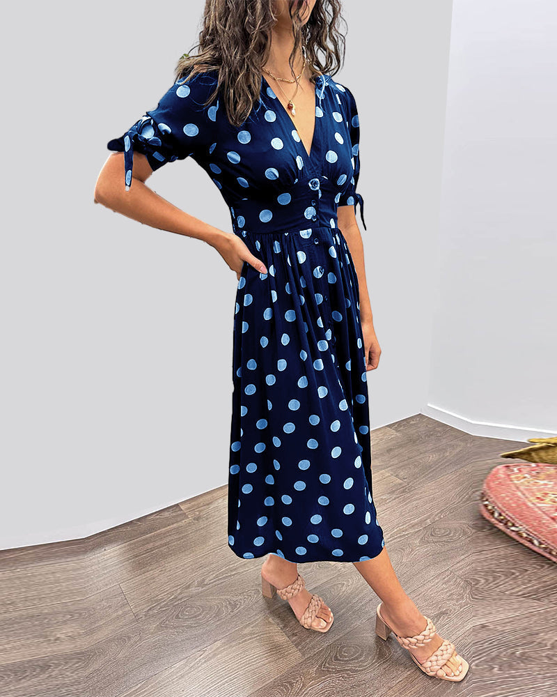 Anna | Vestido de Lunares Femenino y Chic