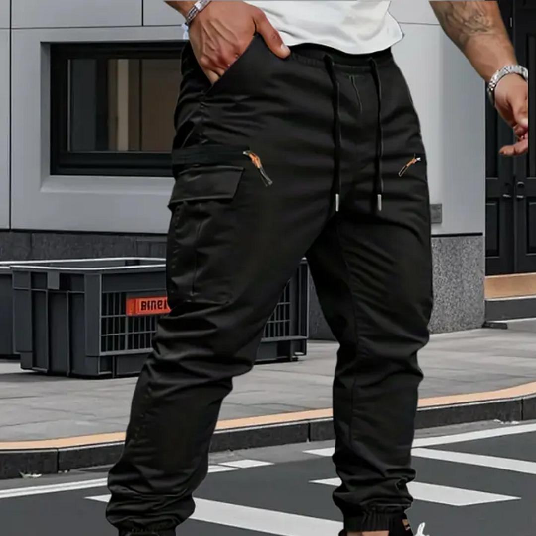 Jhon | Pantalón cargo elasticado