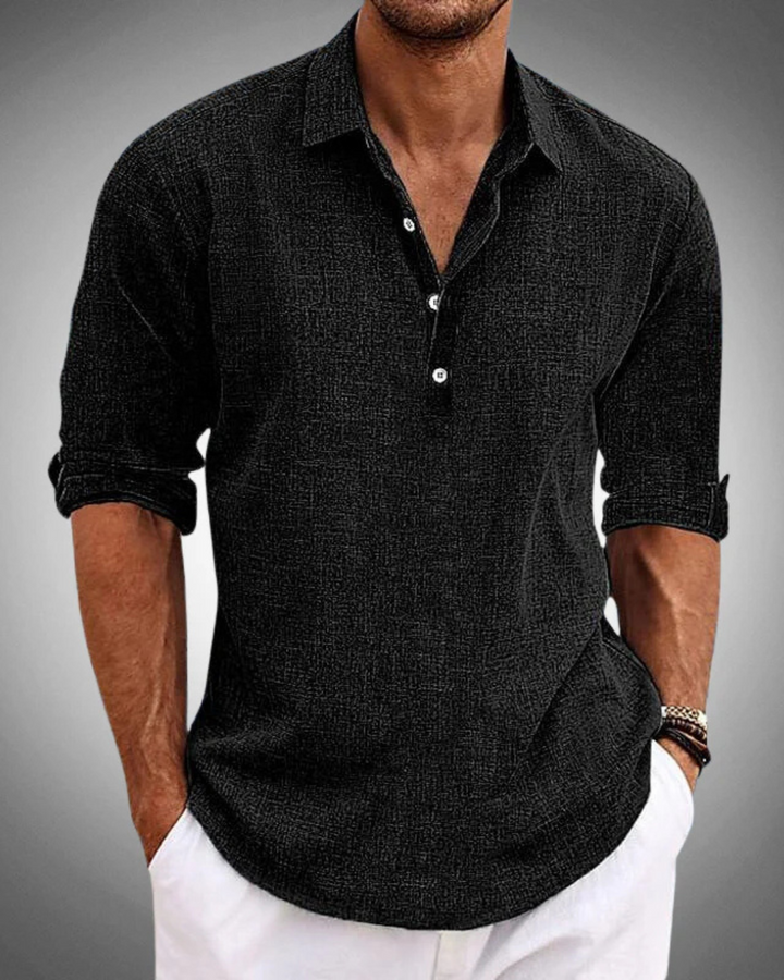 Guillermo | Camisa clásica de media botonadura