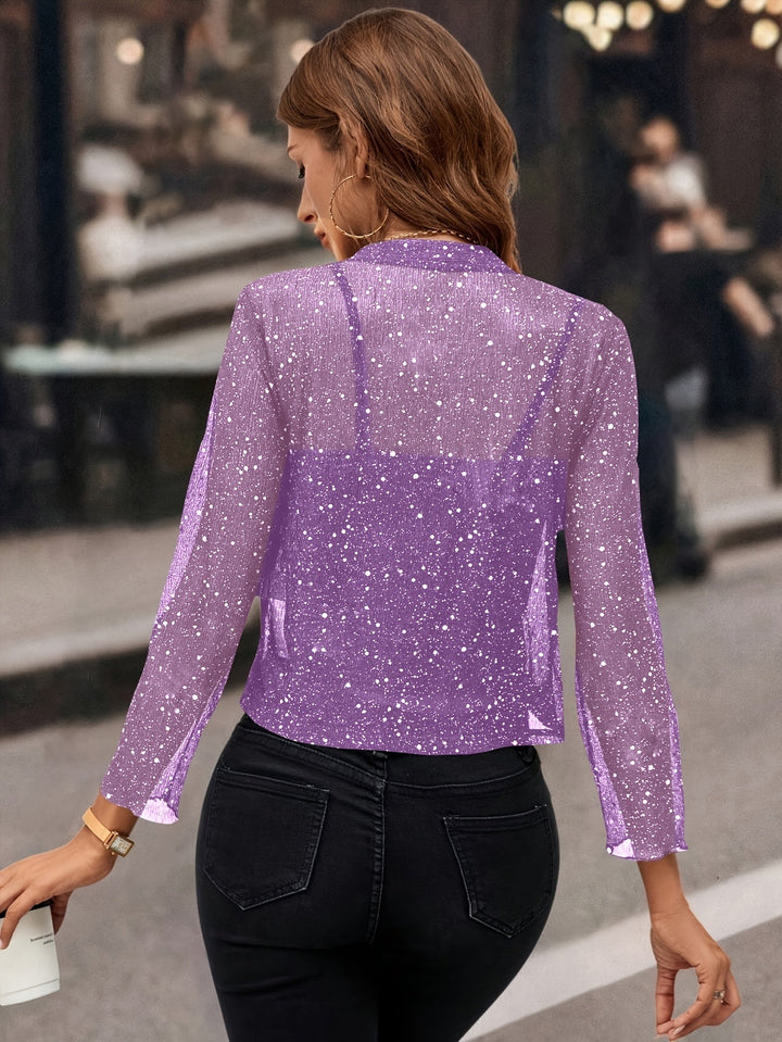 Ayaní | Chaqueta corta con brillo