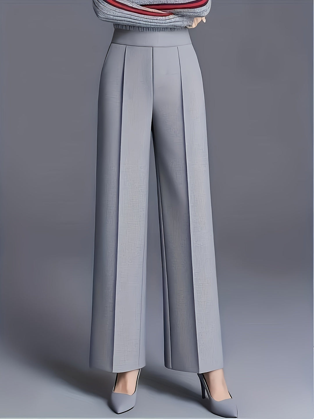 Saray | Pantalones de tiro alto y pierna ancha