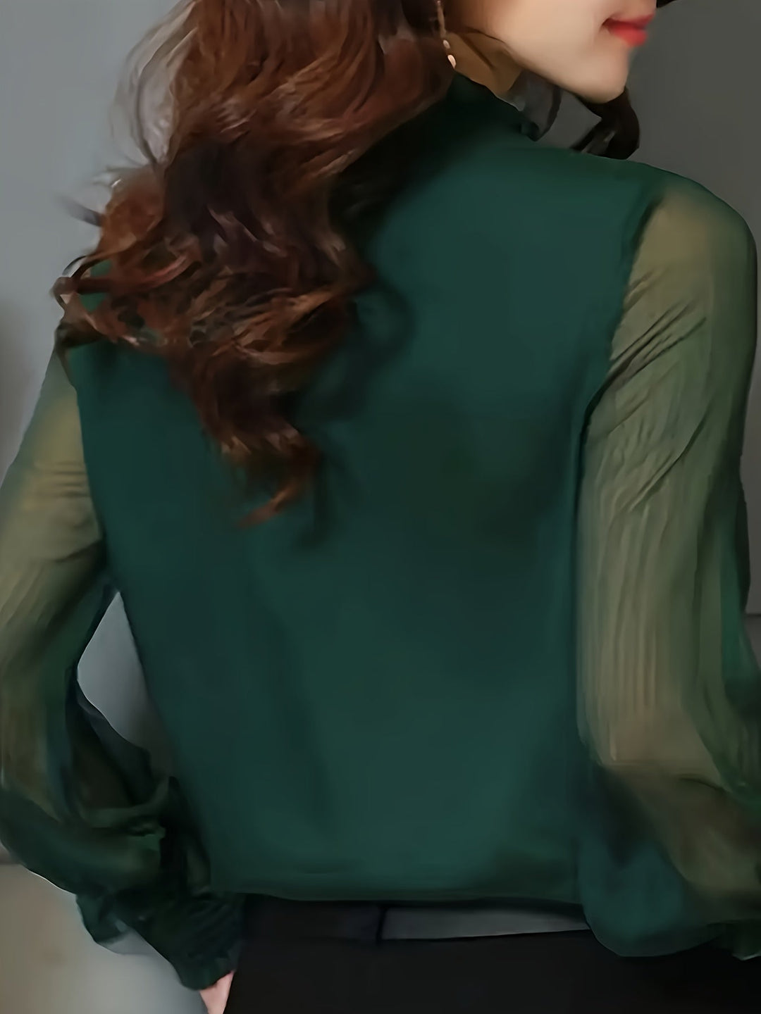 Ariela | Blusa manga larga con cuello alto
