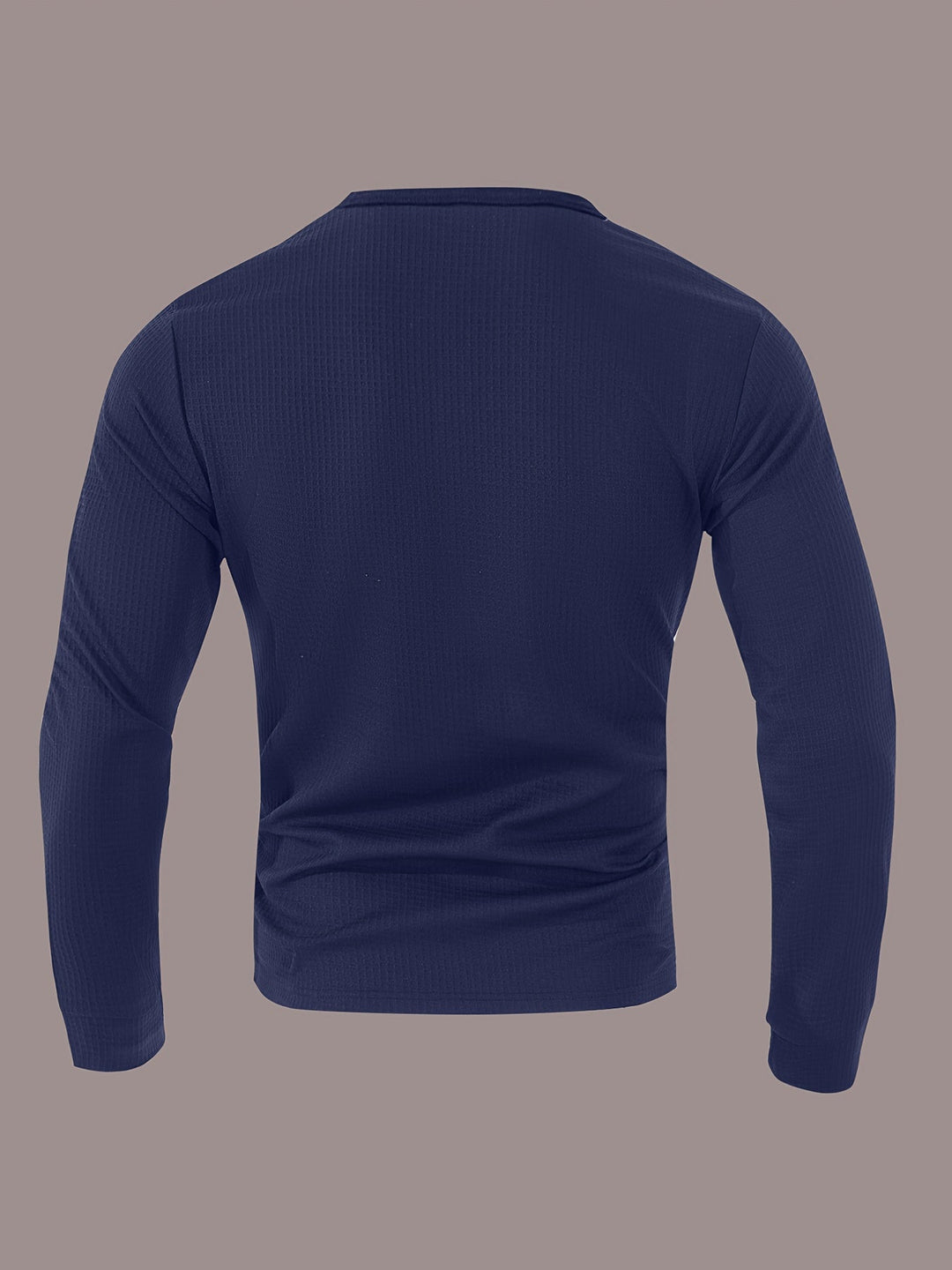 Gunther | Polera henley manga larga con textura
