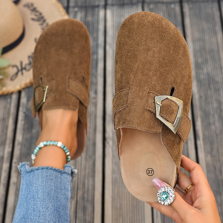 Priscilla | Mules con hebilla