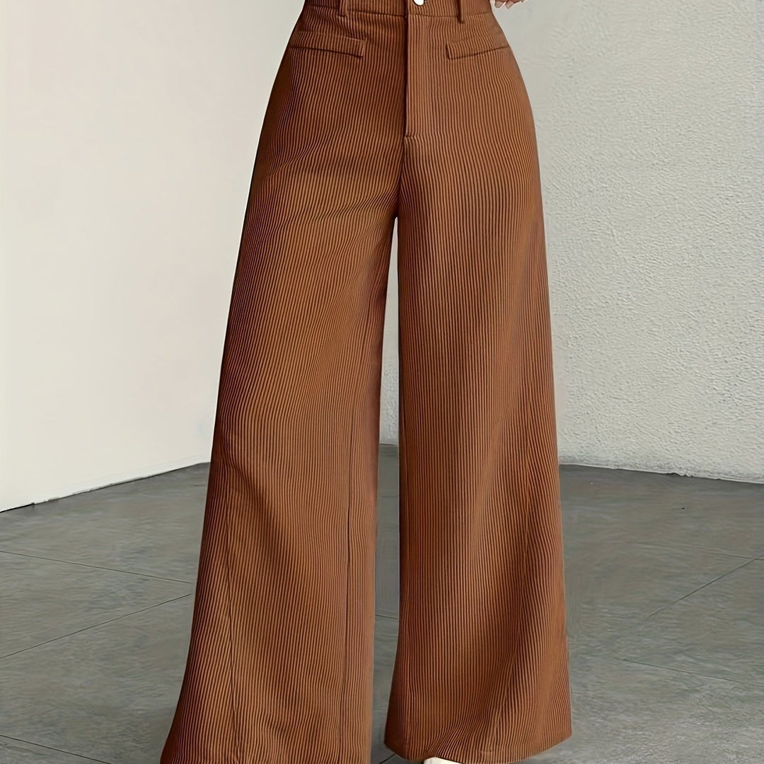 Nadine | Pantalón tiro alto pierna ancha