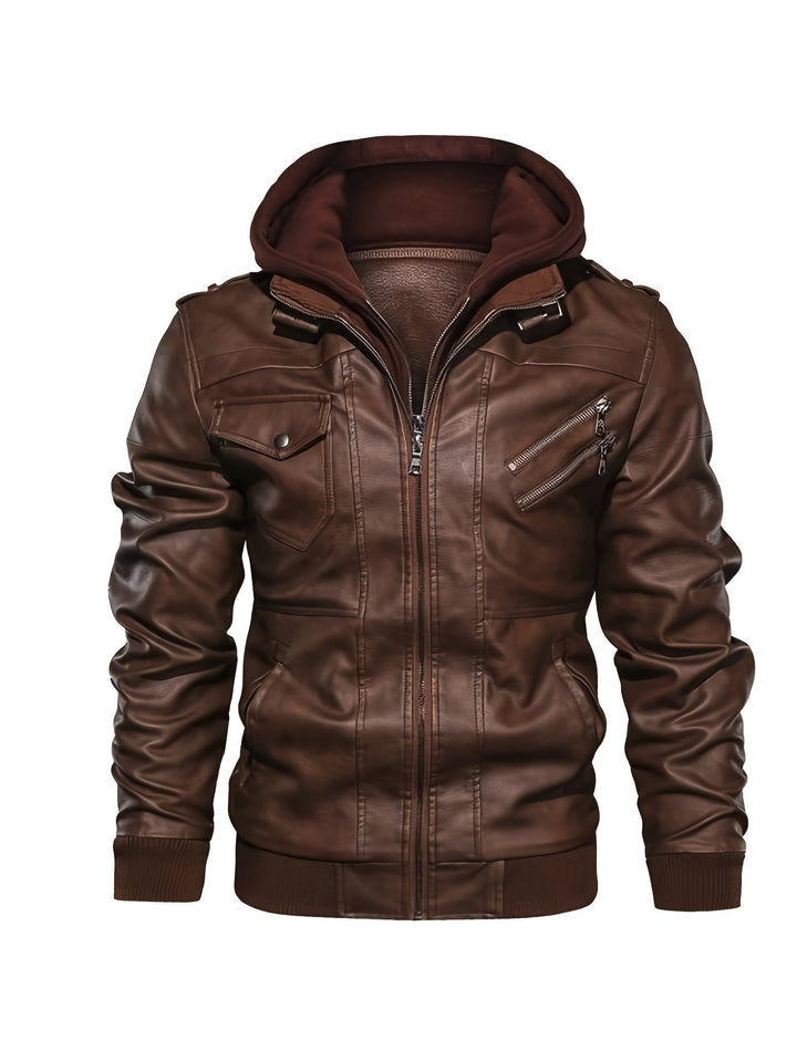 Paulino | Chaqueta moto con capucha