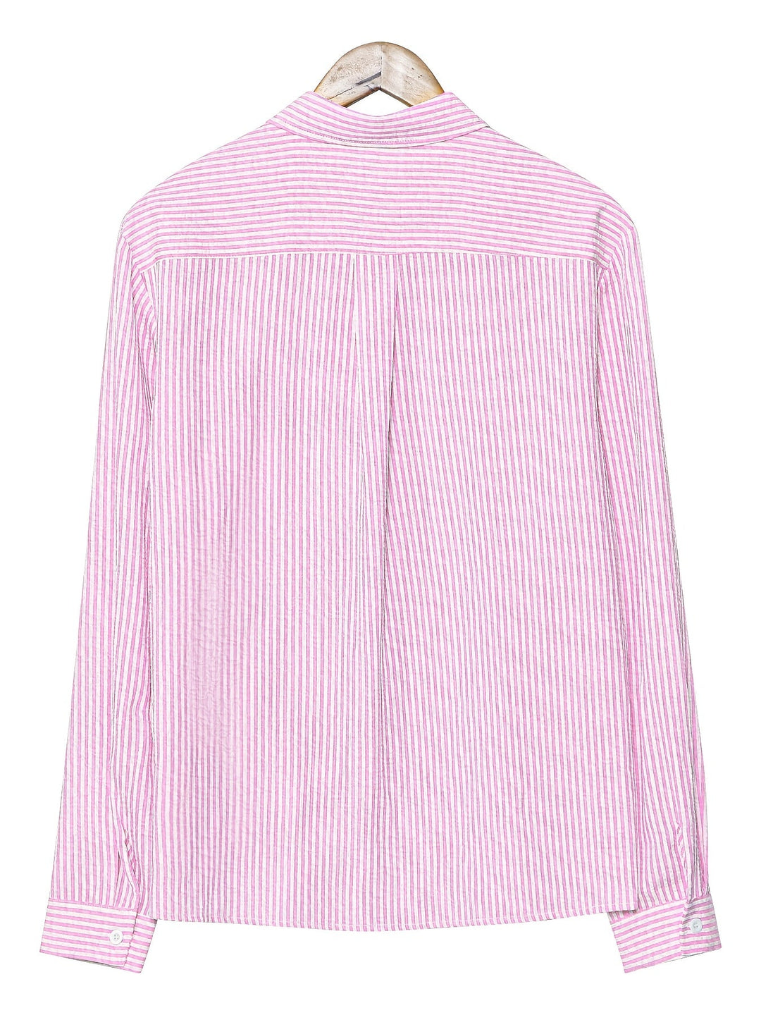 Kurt | Camisa de rayas con textura manga larga