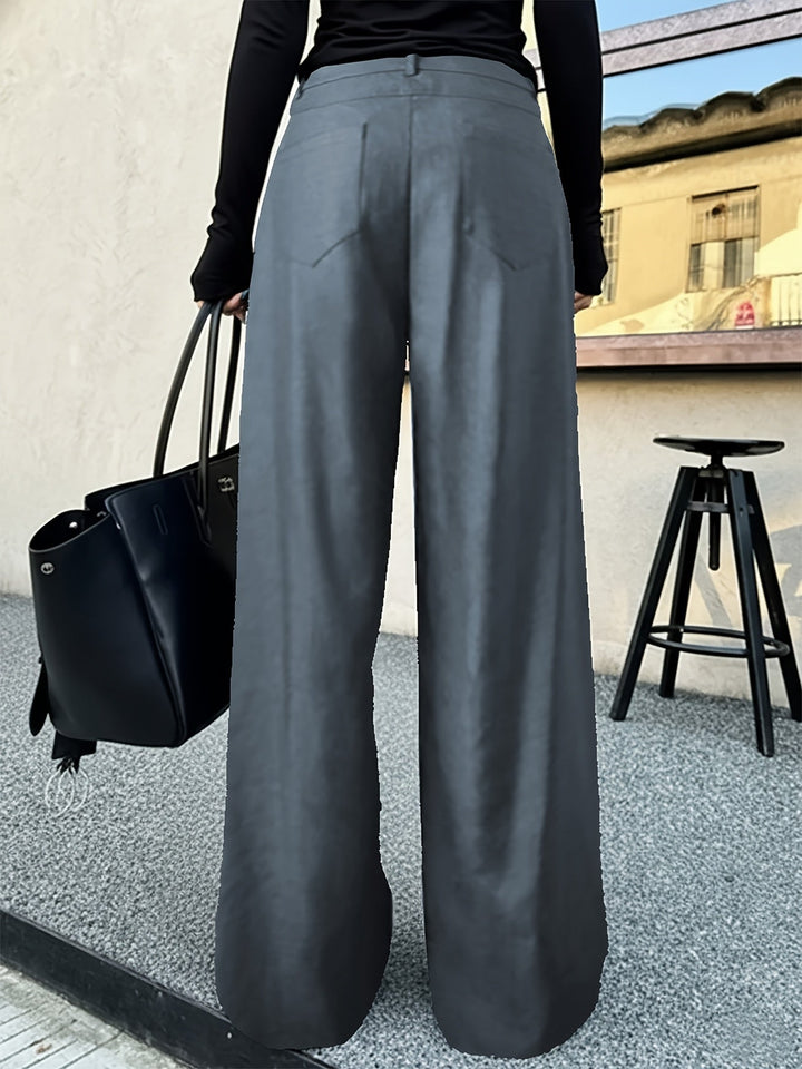 Gloria | Pantalón de tiro alto pierna ancha