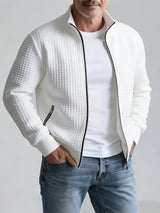 Colihuinca | Chaqueta con cierre y textura en relieve