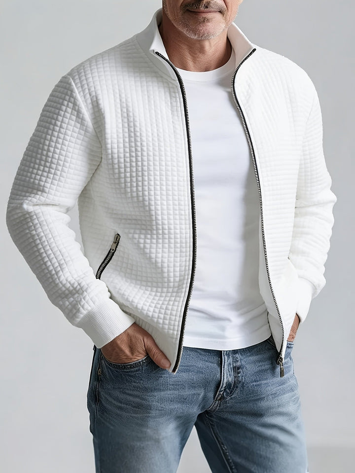 Colihuinca | Chaqueta con cierre y textura en relieve