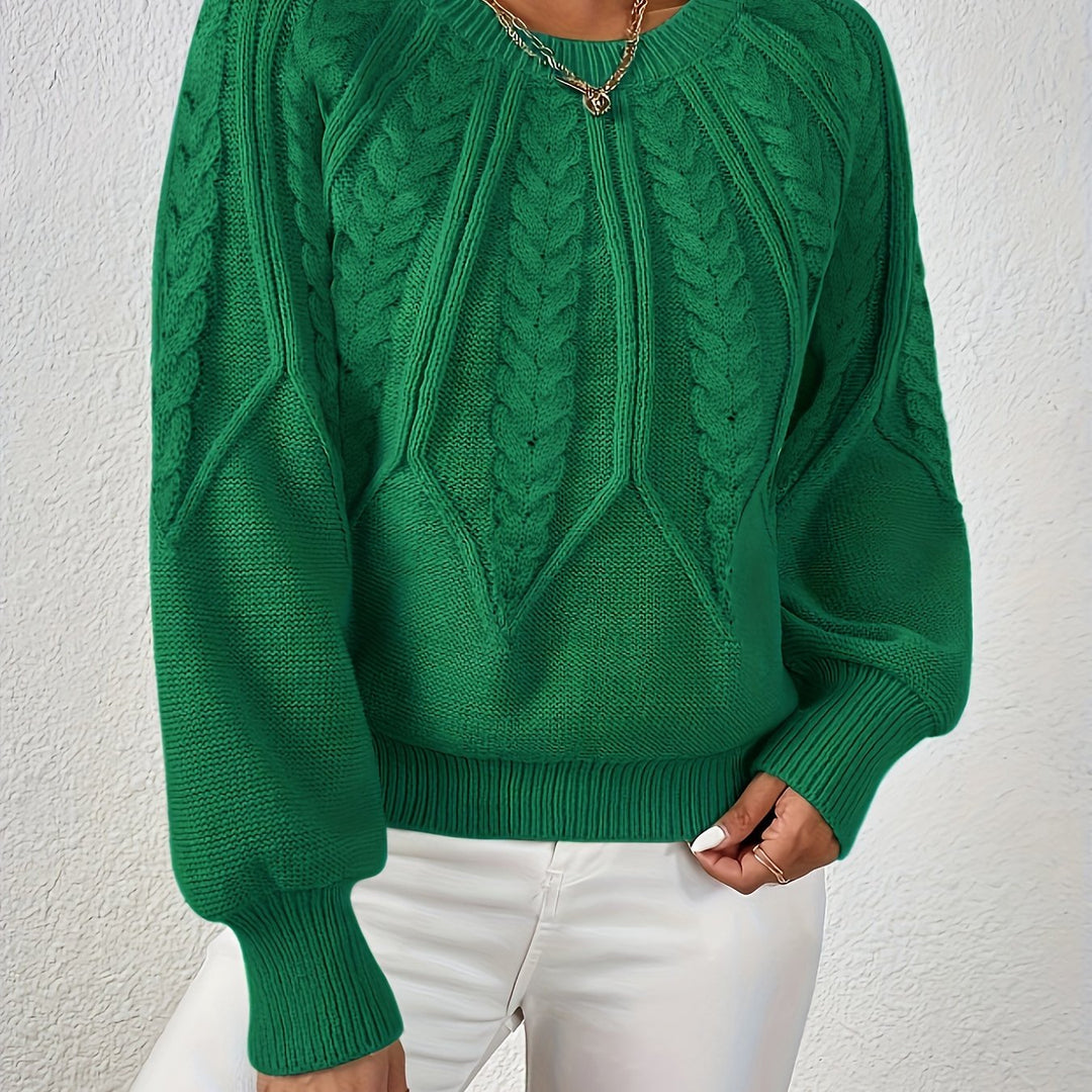 Sarita | Sweater de punto trenzado holgado