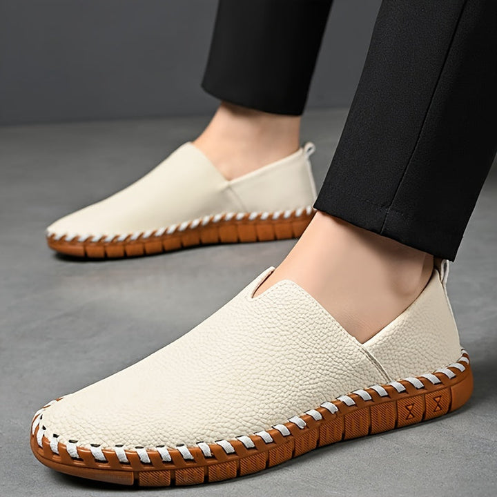 Alan | Mocasines slip-on con costura a mano