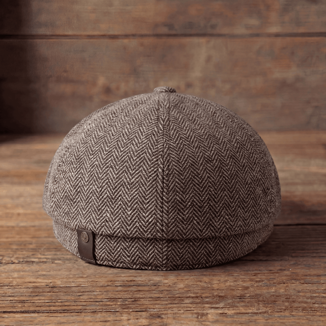 Genaro | Gorra de espiga en mezcla de lana