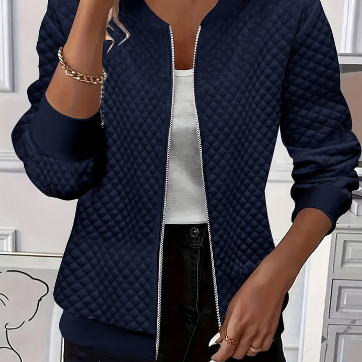 Daniela | Chaqueta con textura acolchada tipo rombo