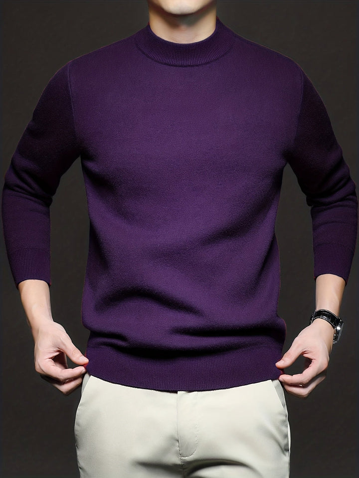 Ronald | Sweater cuello subido para hombre