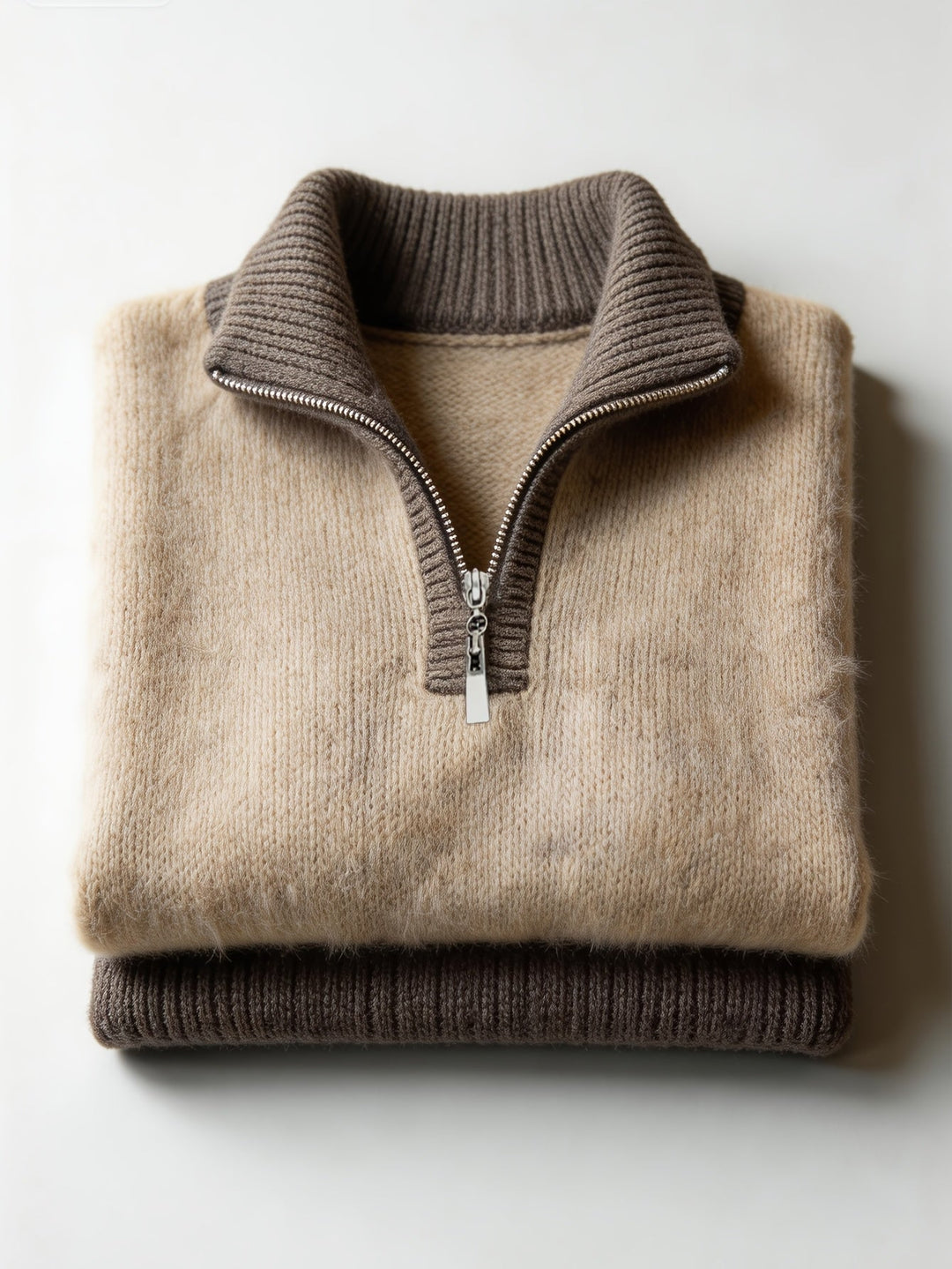 Ana | Sweater holgado con medio cierre