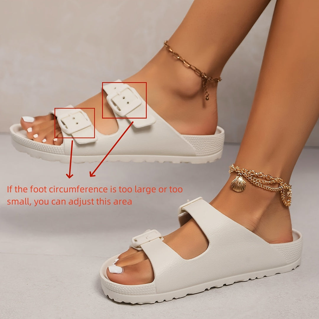 Marlén | Sandalias de doble hebilla
