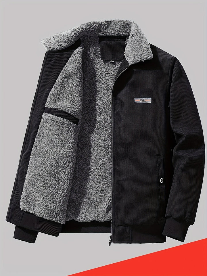 Fernando | Chaqueta de hombre forrada en peluche